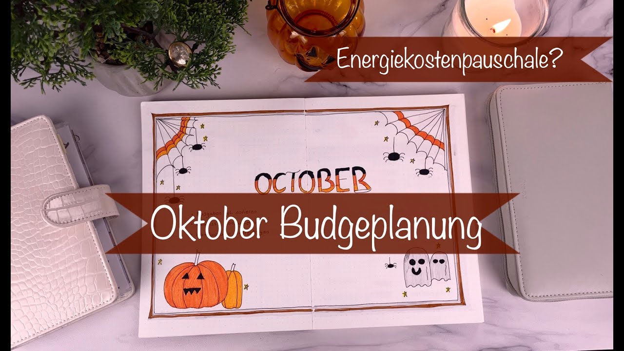 OKTOBER 2022 Budgetplanung // Die Umschlagmethode 🎃 2500 €  in Budgets verplanen 🎃