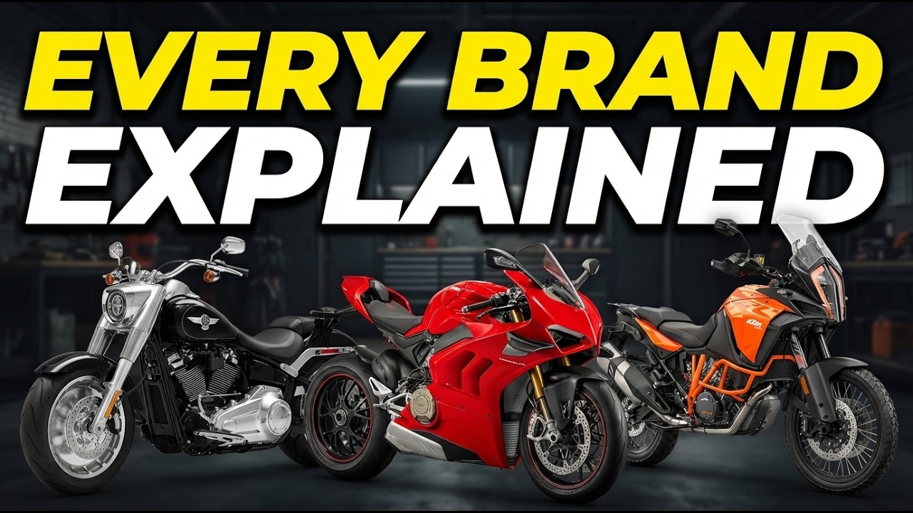 Every Motorcycle Brand Explained in 20 Minutes