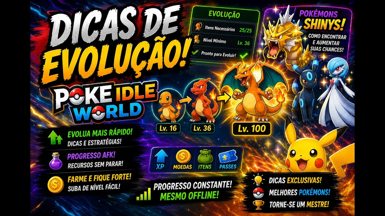 DICAS IMPORTANTES POKE IDLE WORLD !!!
