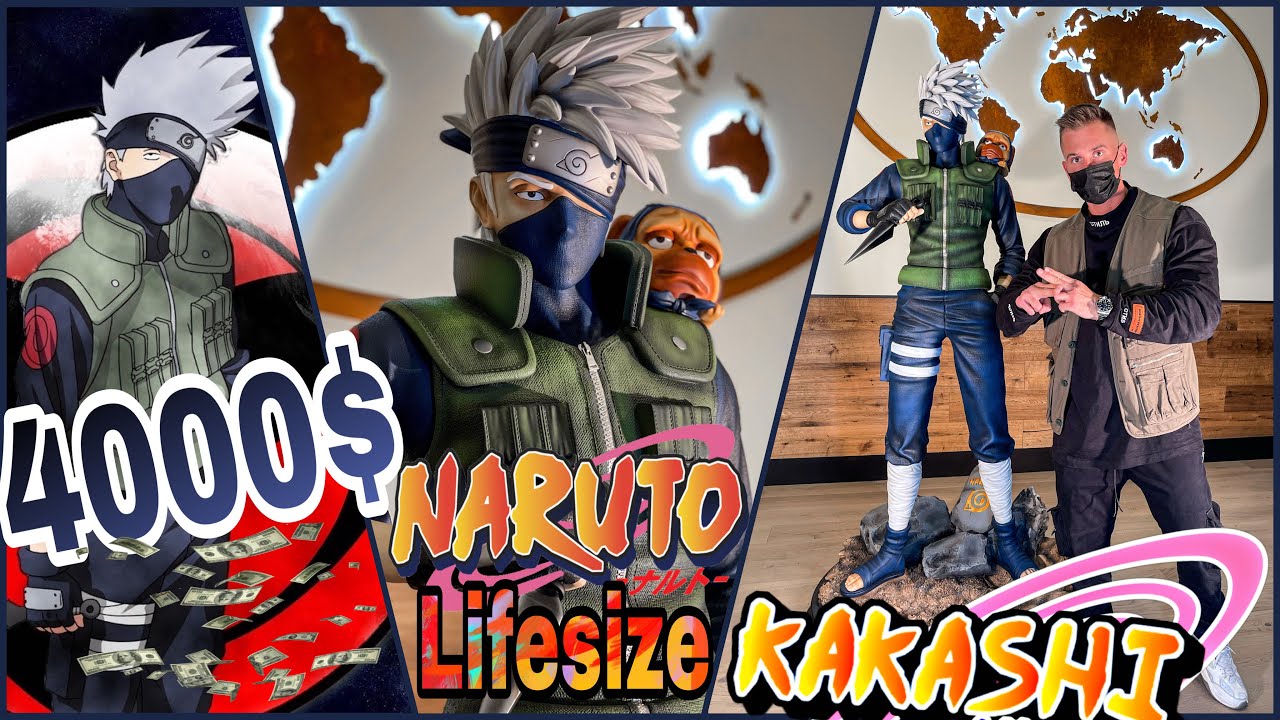 4000$ Kakashi Hatake / 1:1 LifeSize Unboxing 😱( Naruto Anime Resin Statue ) Limited Edition 80pcs🔥