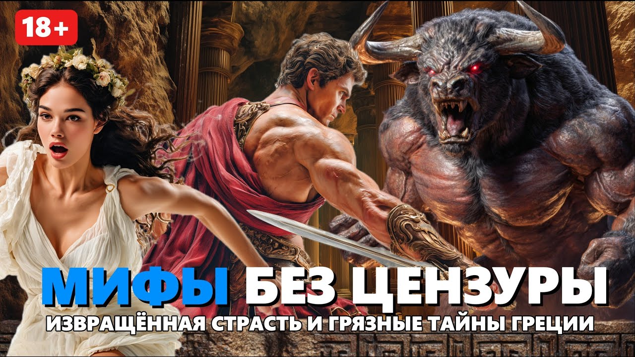 Тёмная сторона мифов Древней Греции 🌙 Тесей и Минотавр | История на ночь