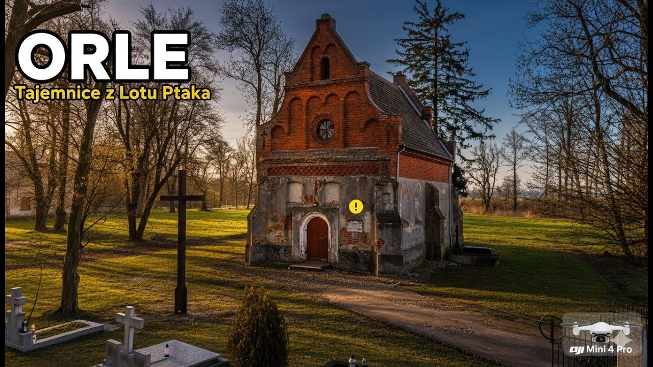 Magiczne Orle z lotu ptaka – Jezioro, Ruiny i Historia | DJI Mini 4 Pro 4K