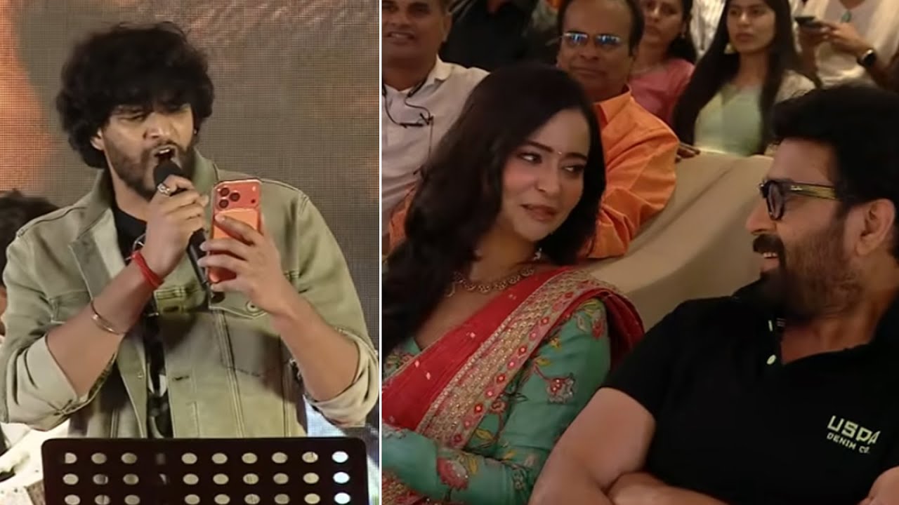 Chandrahass Superb Singing Performance - Gunji Gunji Song @ Barabar Premistha Pre Release event