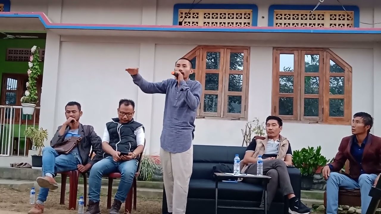 Speech by sir Akavi zhimo congress candidate Gaspani 1