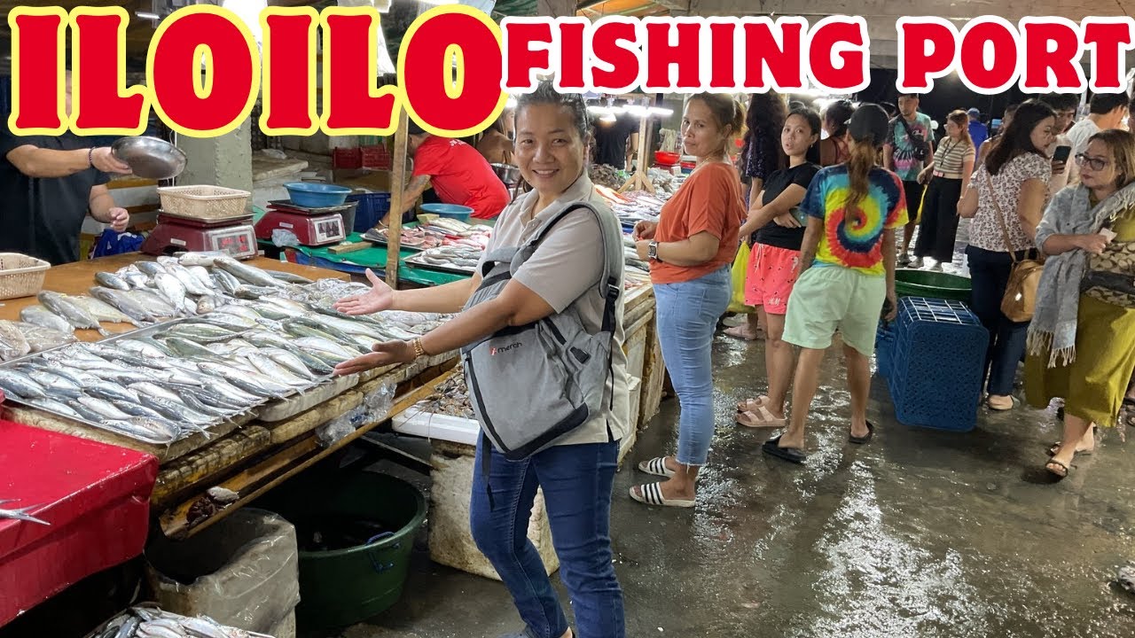 ILOILO FISHING PORT THE CHEAPEST TO BUY AND EAT SEAFOODS.