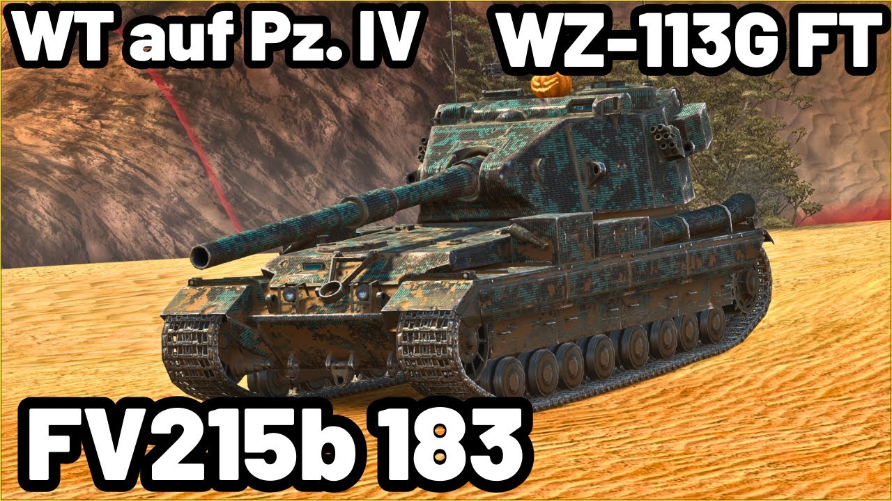 FV215b 183, WT auf Pz. IV & WZ-113G FT | WOT Blitz Pro Replays