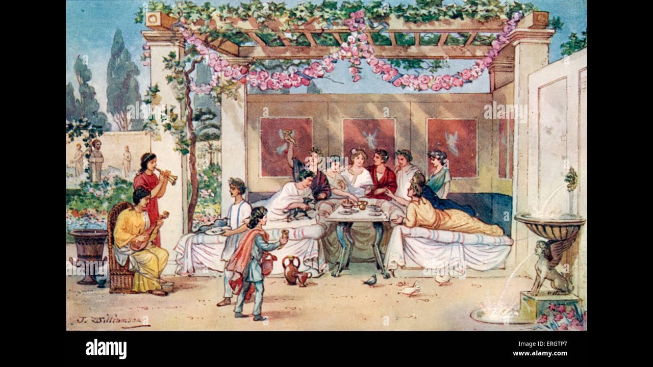 Il banchetto sfarzoso. Apicio maestro della gastronomia romana