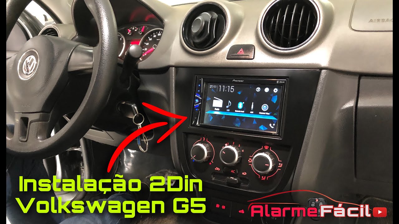 Instalação 2Din na Saveiro G5