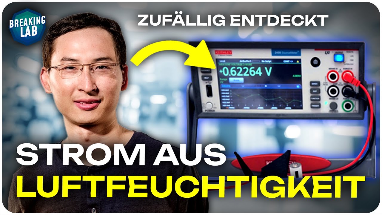 Zufallsentdeckung: So gewinnen wir Strom aus der Luft!
