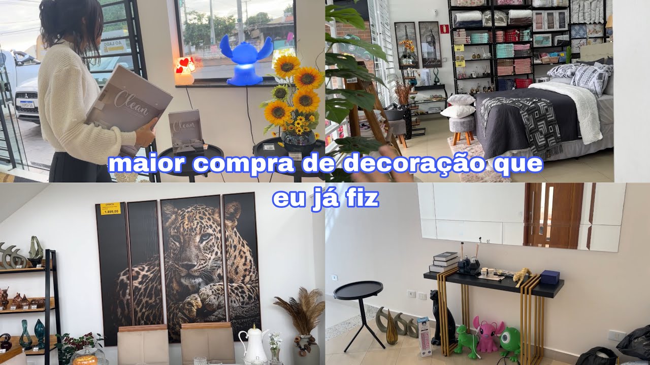 COMPRA DE DECORAÇÃO PRA CASA NOVA!!! 🏠