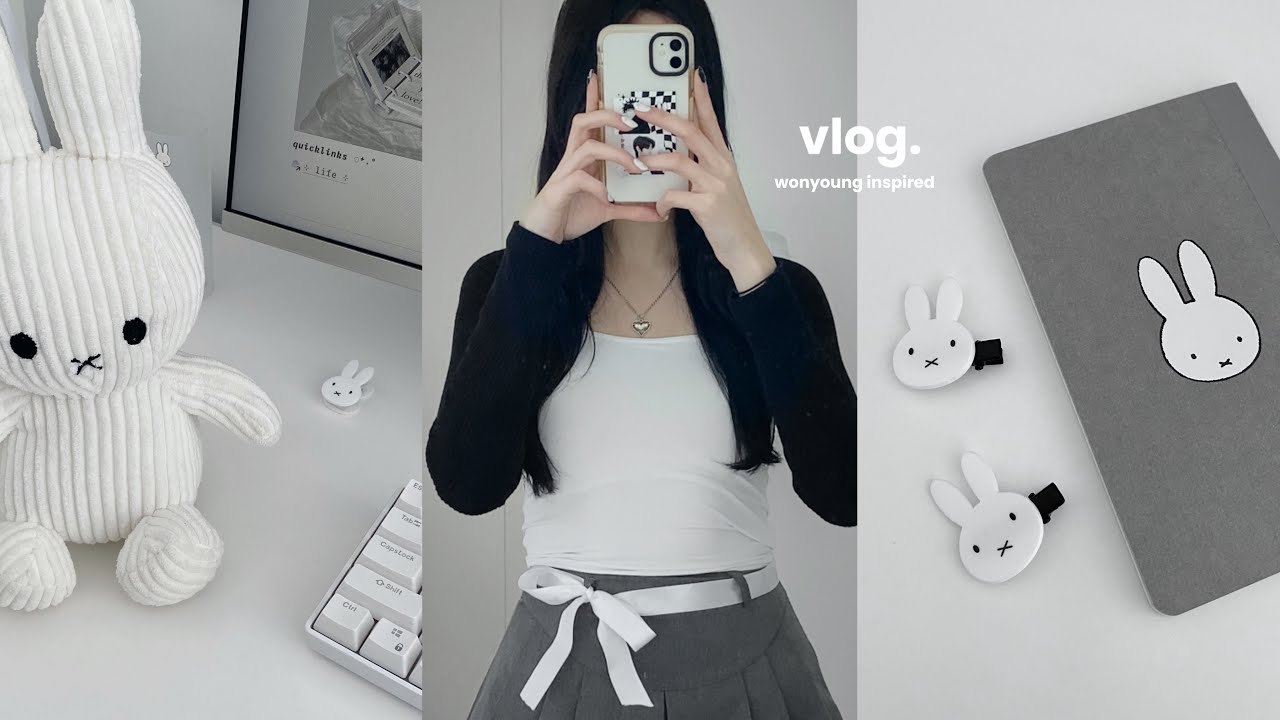 DAILY VLOG🥛: productive 6am mornings, wonyoung routine, studying, korean skincare & meals, ✓ habits