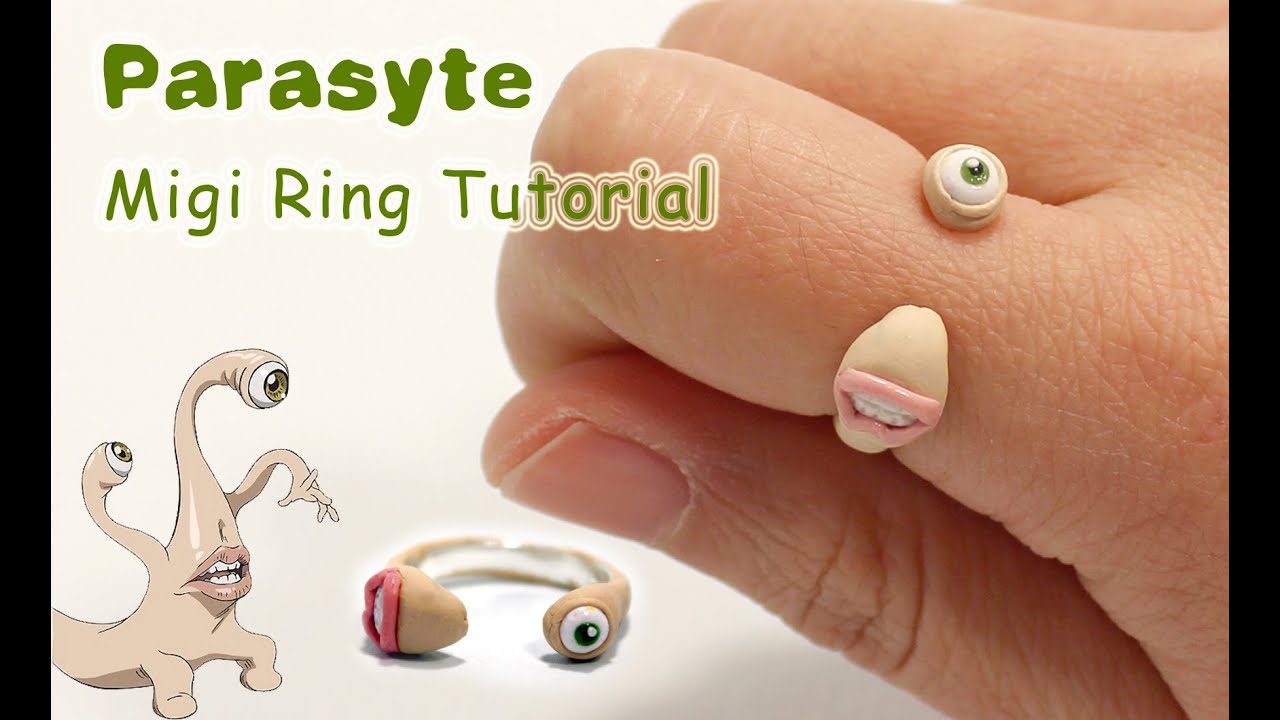 Parasyte Migi Inspired Polymer Clay Ring