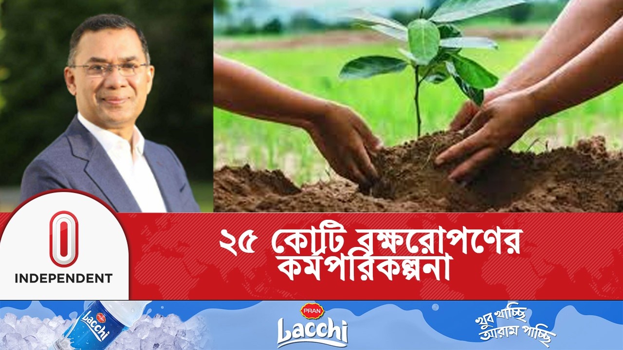 ২৫ কোটি বৃক্ষরোপণের কর্মপরিকল্পনা নিয়ে বৈঠক- তারেক রহমান |Tree Plantation | Independent TV