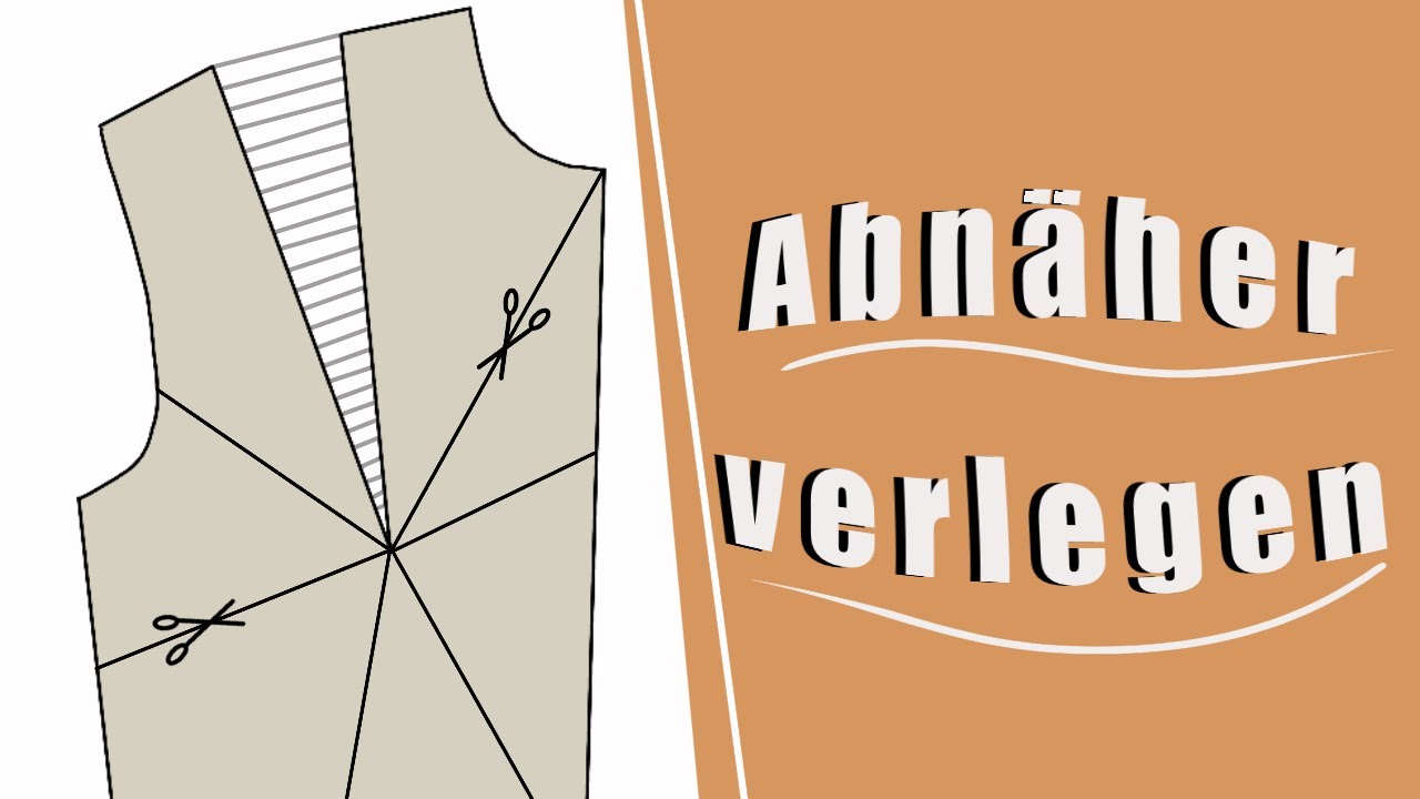 Abnäher verlegen, Wiener Naht, Teilungsnähte // Alles über Abnäher // Schnittmuster selber machen