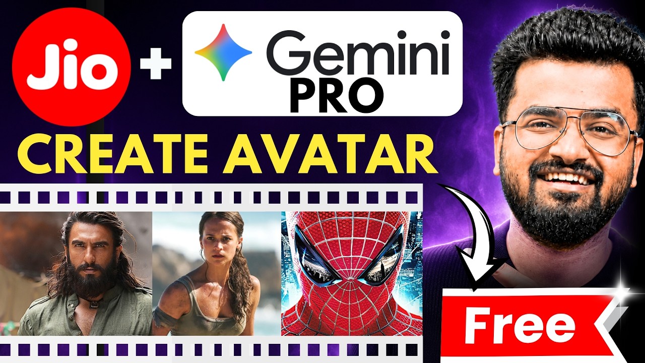 Google AI Pro! 🔥 Free 18 Months via Jio + Google Flow Avatar Tutorial