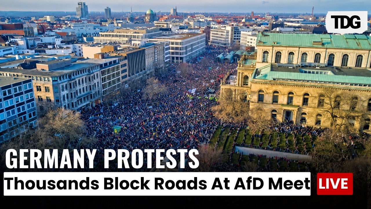 WATCH LIVE | Thousands Protest Across Germany Against Far-Right AfD Party