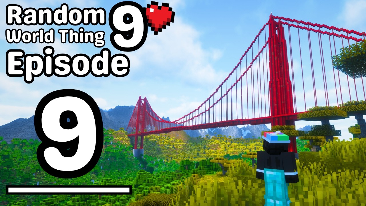 I Built The Golden Gate Bridge In MINECRAFT