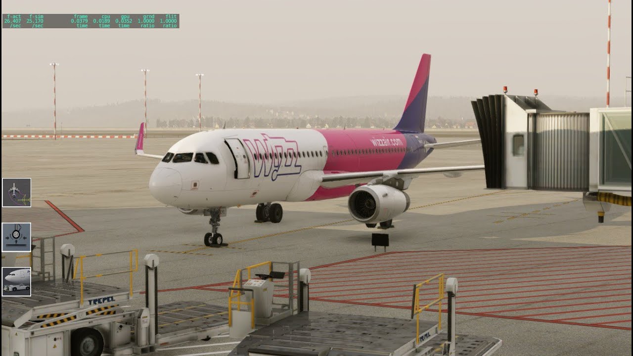 Xplane 12 A320 Ceo  EPKK-LATI (KRAKÓW - TIRANA)