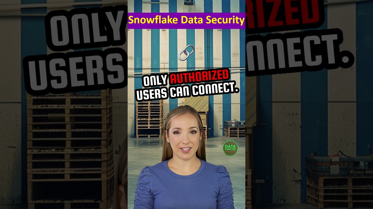 Snowflake Data Security | #snowflake  #datawarehouse  #shorts #clouddatawarehouse