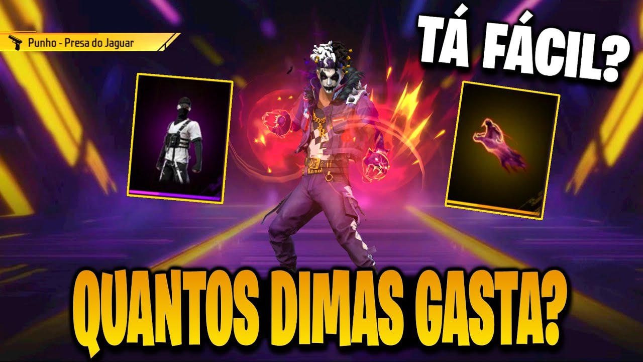 PEGANDO PUNHO PRESA DO JAGUAR, TORRE DE TOKENS FREE FIRE, NOVO EVENTO FF