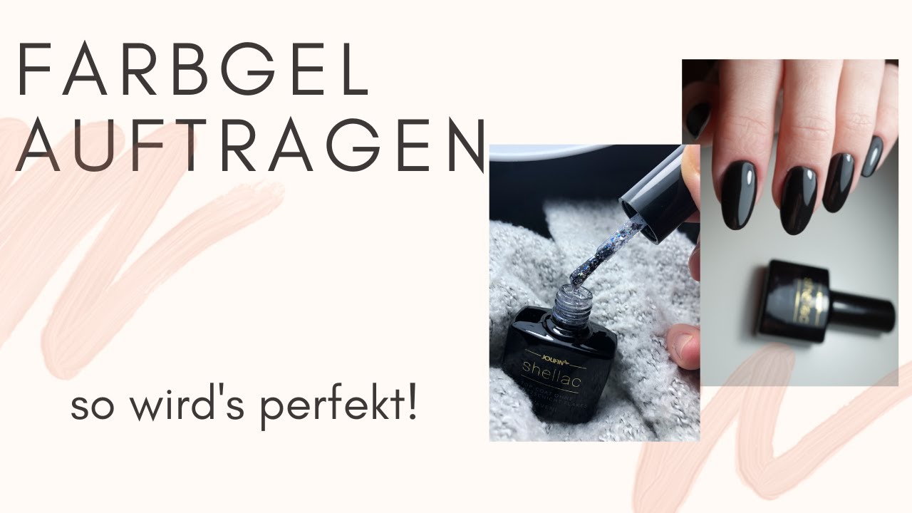 Gelnägel | Farbgel perfekt auftragen!
