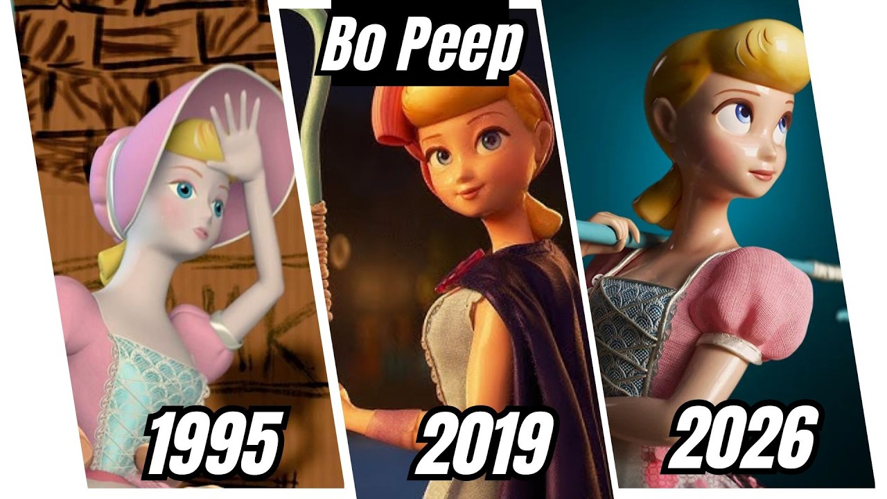 Evolution Of Bo Peep In Toy Story Movies [1995-2026]