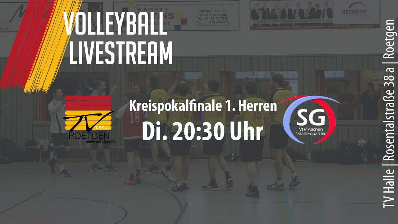 TV Roetgen VS  SG Aachen II [Volleyball Kreispokalfinale]