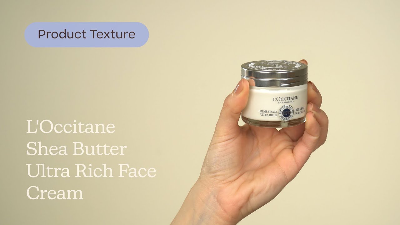 L'Occitane Shea Butter Ultra Rich Face Cream Texture | Care to Beauty