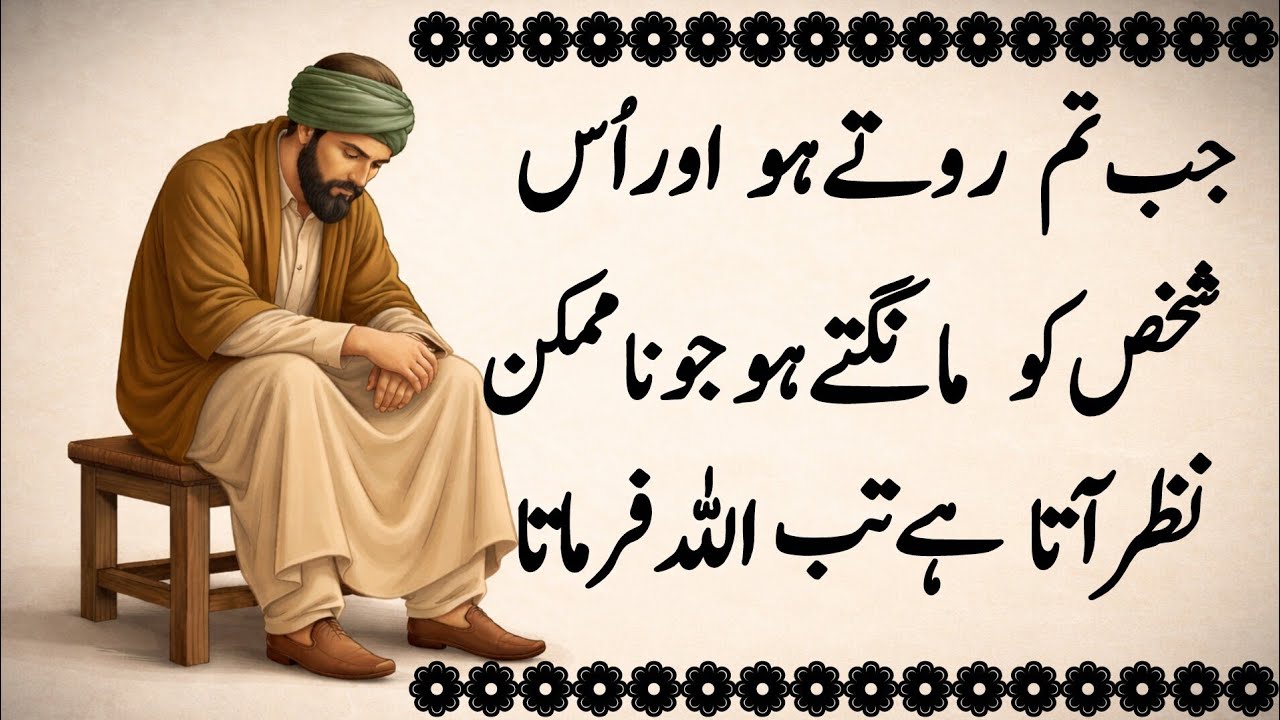 Jab Tum Rote Ho | Aur Us Shakhs Ko Maangte Ho Jo Tumhara Muqaddar Nahi | To Allah Kya Farmate Hain