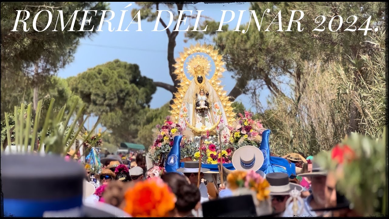 Romería de la Virgen de Regla del Pinar 2024 una Gran Multitud acompañó a Pie a la Virgen de Regla.