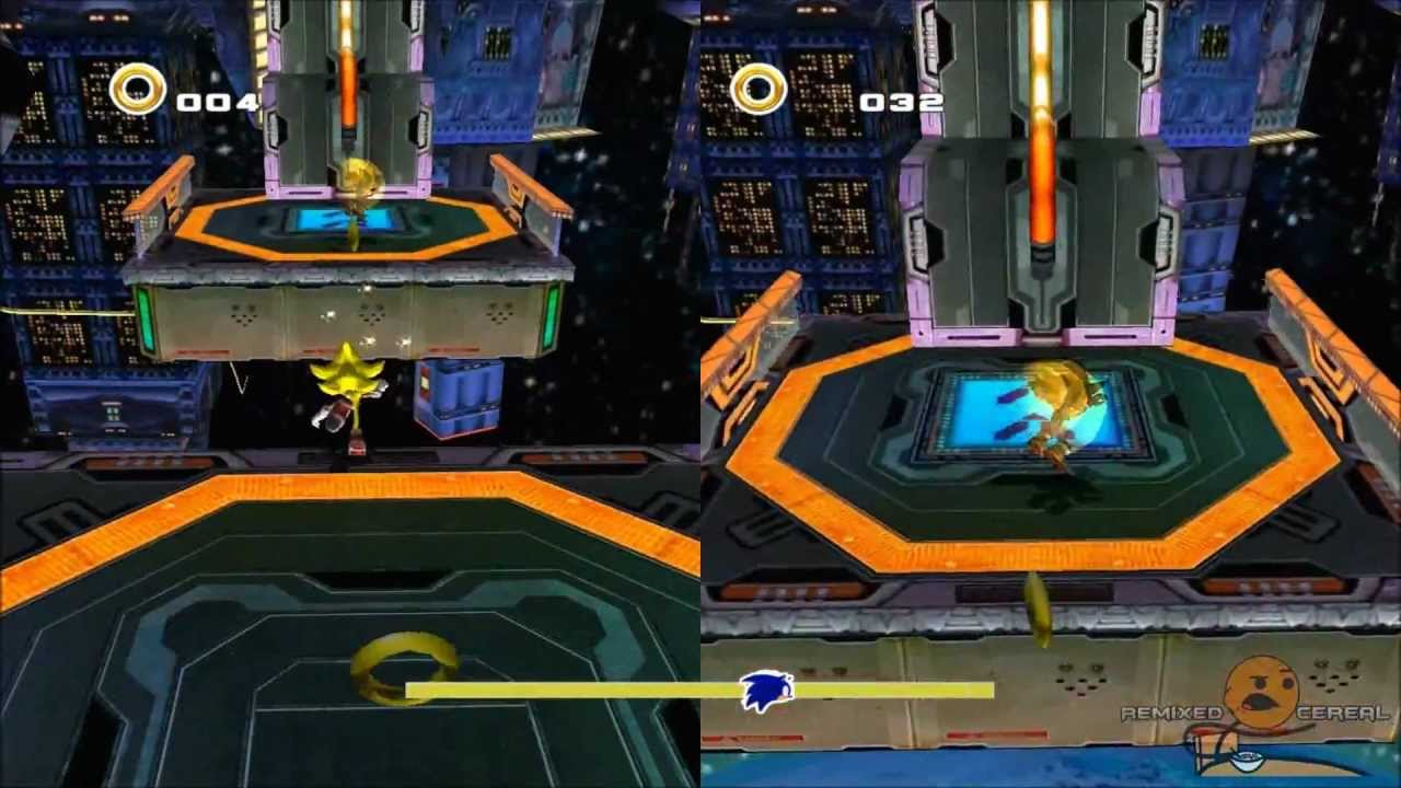Sonic Adventure 2 HD - Split Screen - Metal Harbor & Final Rush