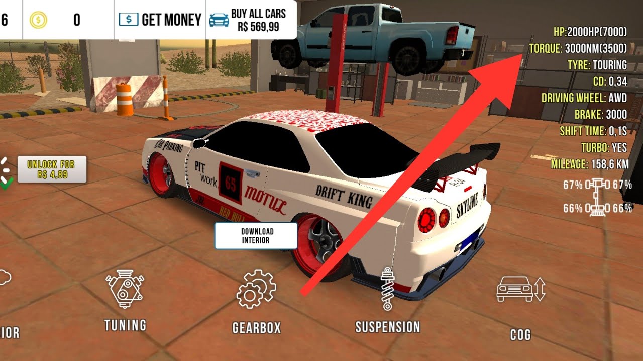 car parking multiplayer - como ter carros com 2000hp! (são mais fortes mesmo?)