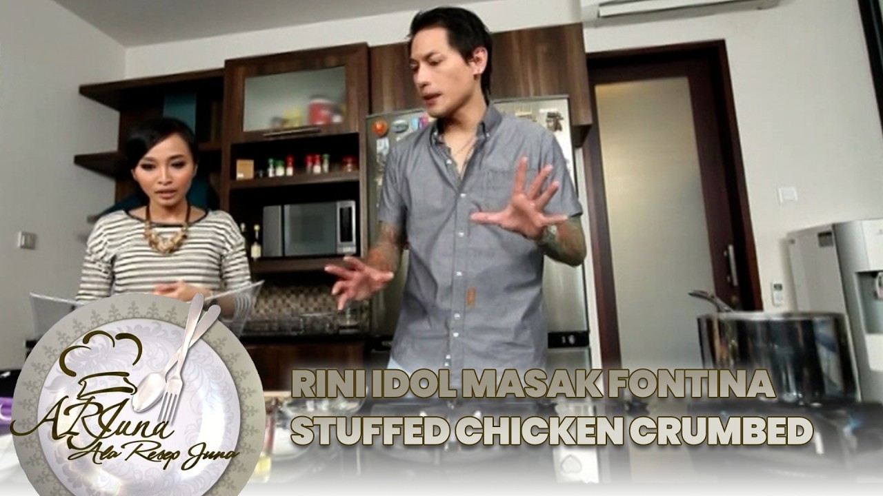 Rini Idol - Fontina Stuffed Chicken Crumbed #Part 1 | Arjuna