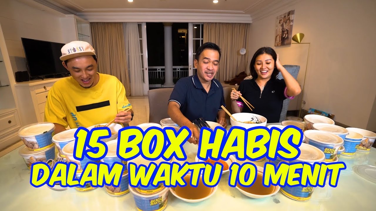 The Onsu Family - 15 BOX HABIS DALAM 10 MENIT !!!!