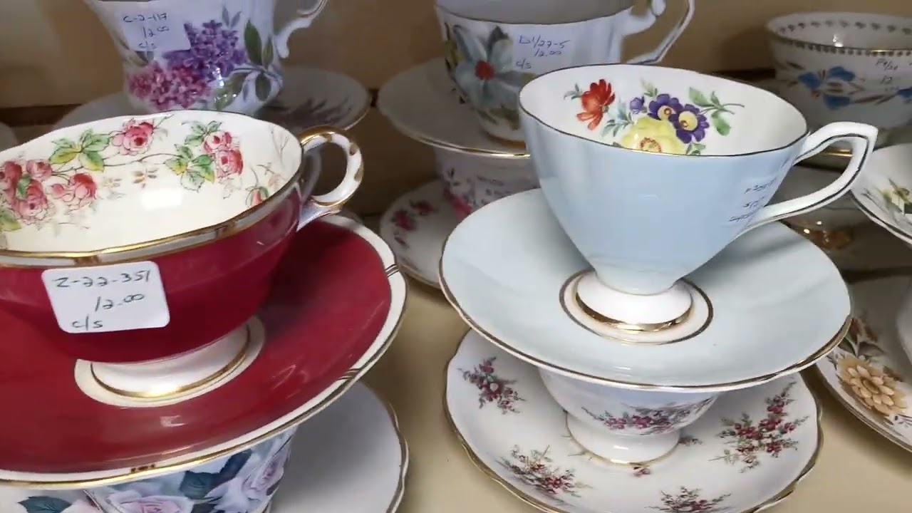 Винтажные чайные пары# Английский фарфор Royal Worcester # Wedgwood # столовые сервизы