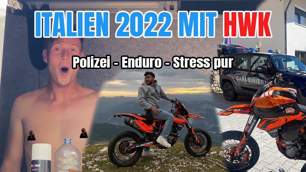 Polizei, Enduro mit den Sumos | Italien mit HWK