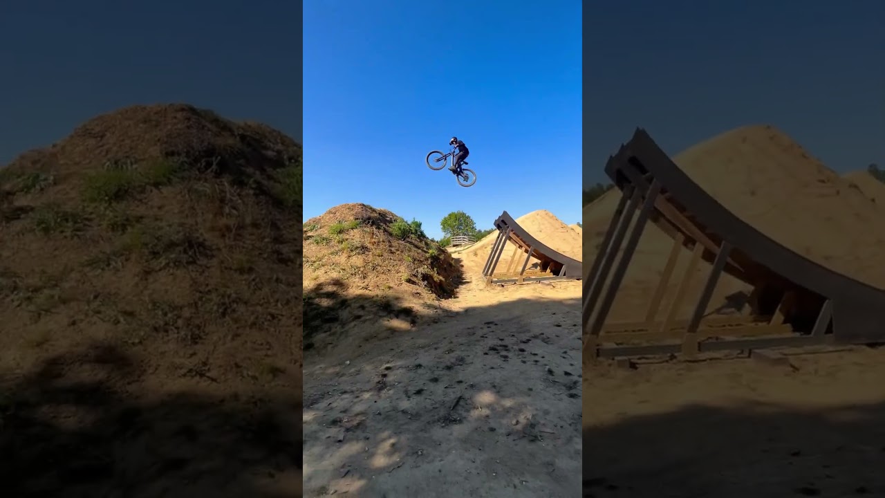 Finally got the second kicker on pro line phoenix bike park done thanks @Arthursilvester for help