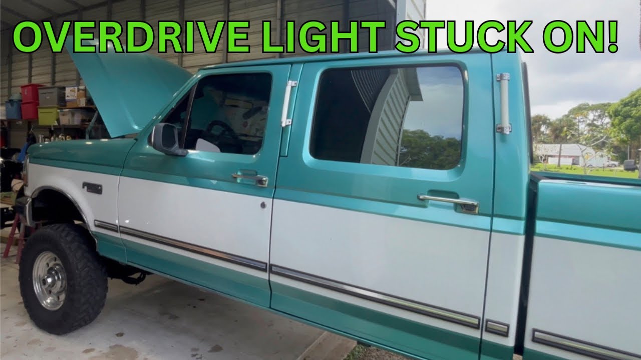 OBS Ford Overdrive Light Stuck On Fixed!