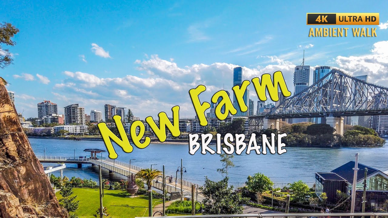 Brisbane, New Farm - 4K Ambient Walk