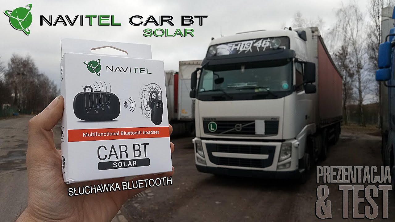 Słuchawka Bluetooth Navitel Car BT Solar | KrychuTIR&trade;