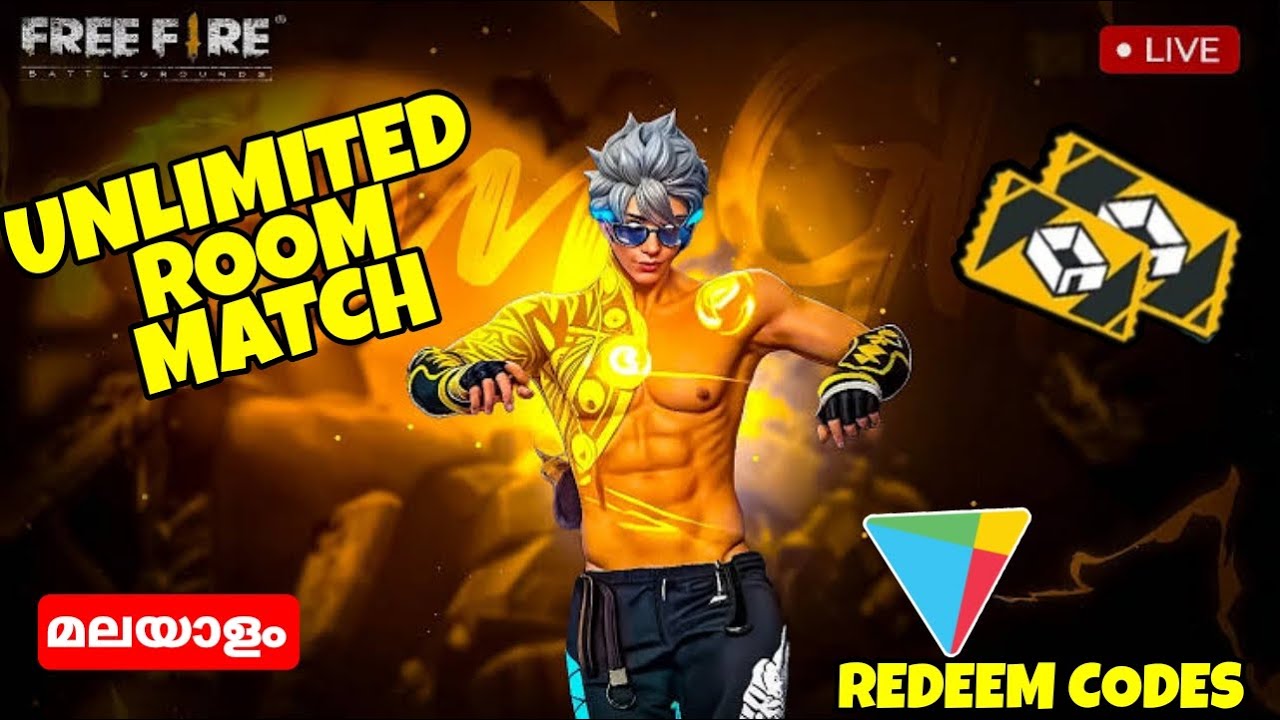 🔴FREE FIRE LIVE STREAM🔴💎FREE REDEEM CODES MALAYALAM 💎