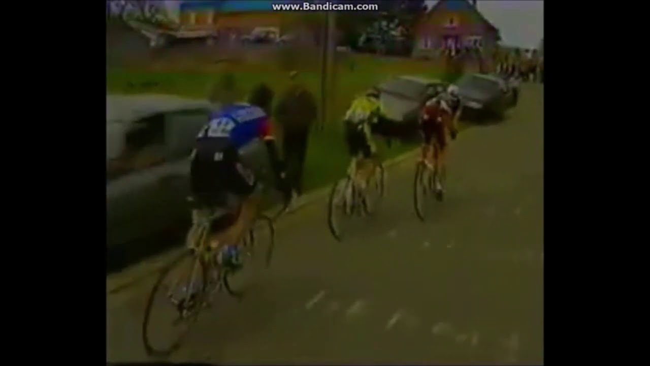 Scheldeprijs 1994 - Peter van Petegem en solitaire &agrave; Schoten