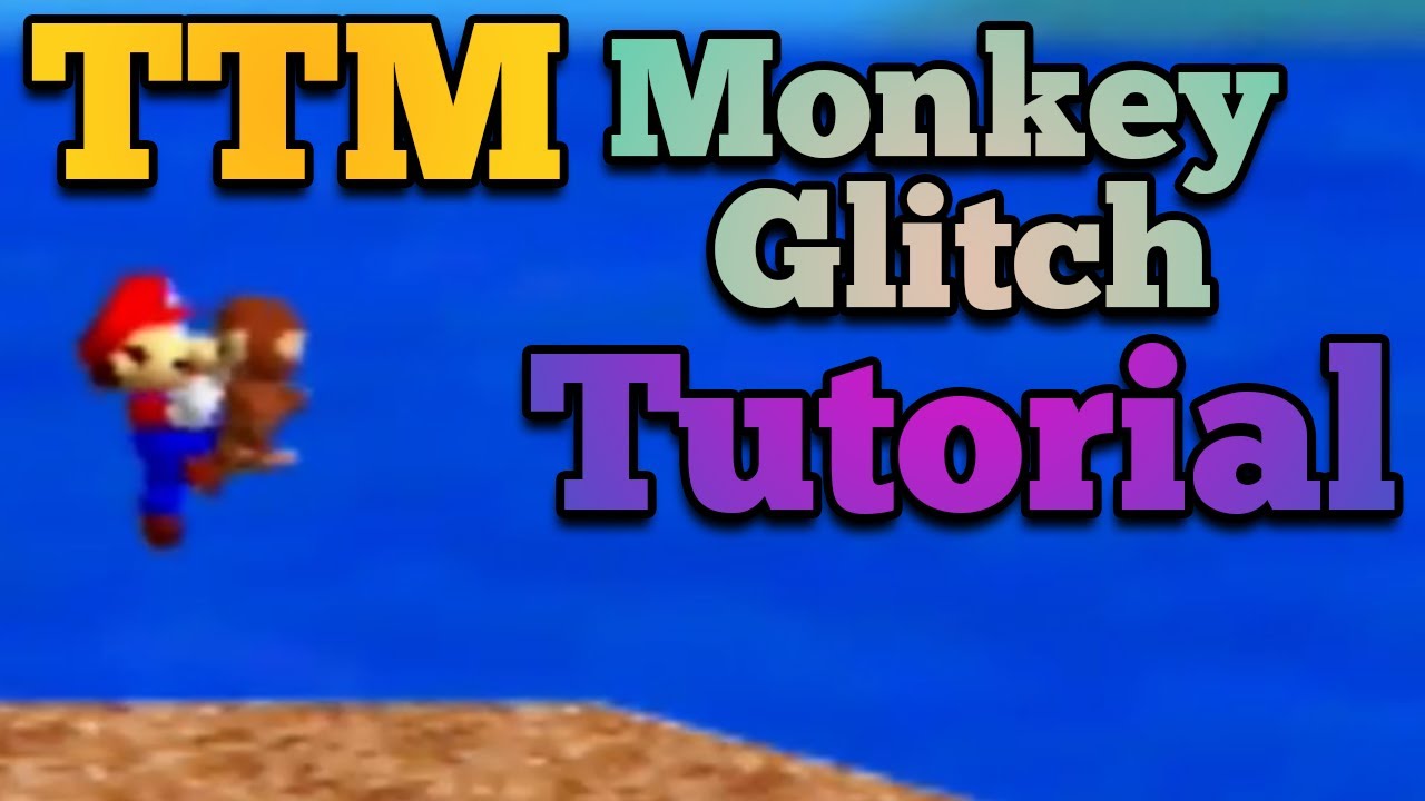 TTM Monkey Glitch SM64 Speedrun Tutorial