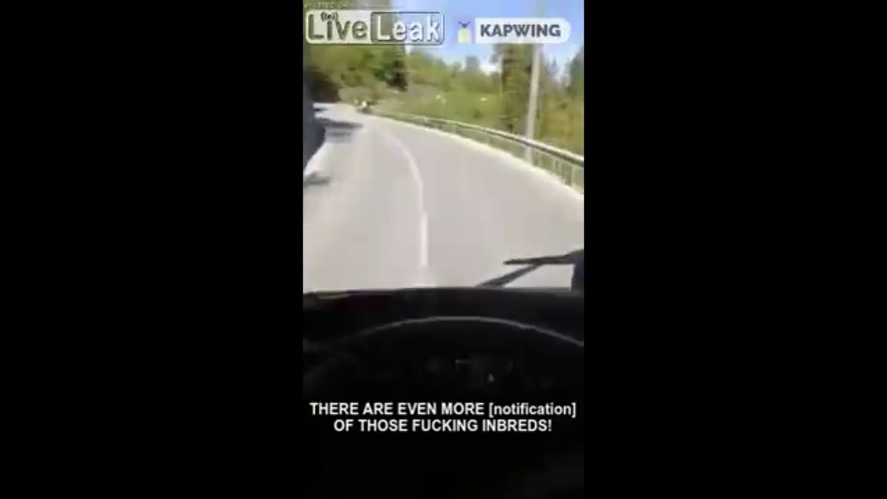 [LIVELEAK] CRAZY SWISS DRIVER RAGES OVER CYCLISTS