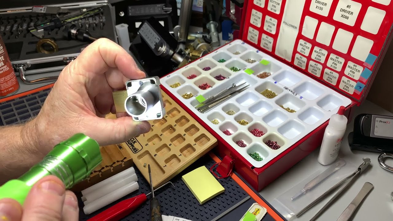 Master re-keying Olympus cabinet locks: the easy way
