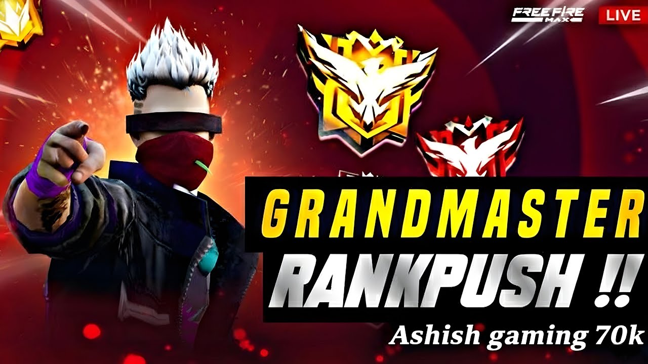 free fire live stream || cs rank push master to grandmaster 👀