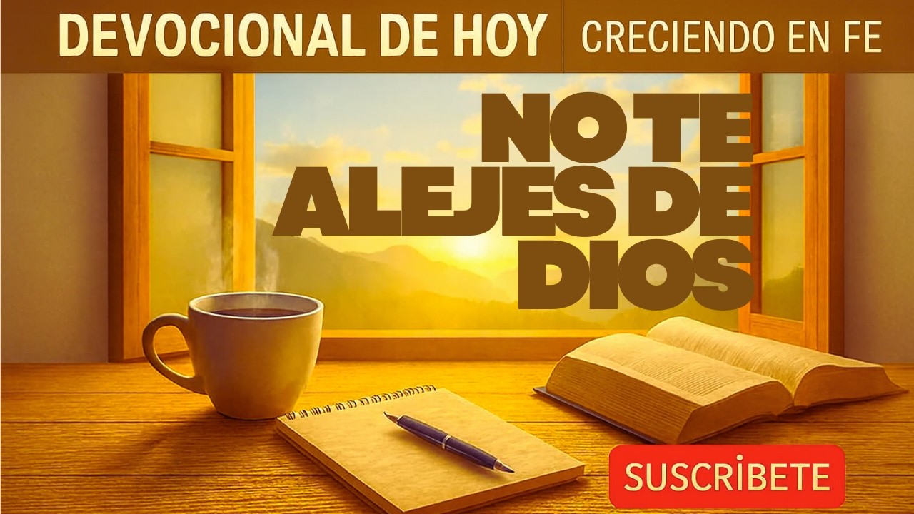 Devocional de Hoy 🙏 No Te Alejes de la Presencia de Dios | Oración de la Mañana – Creciendo en Fe