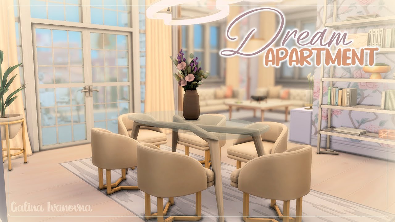 Квартира мечты 💭💜| Симс 4: Строительство | Dreamy Apartment | The Sims 4: Speed Build