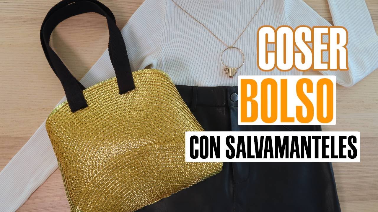 C&oacute;mo coser bolso con salvamanteles. C&oacute;mo hacer una cartera con individuales. Transforma tus manteles