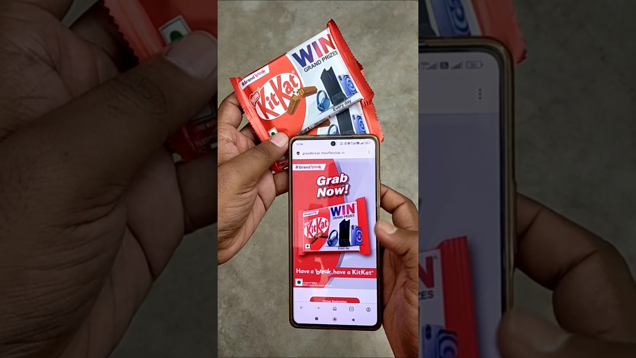 KitKat Win Grand Prizes Offer - Win(Free) iPhone16, Headphone, Gaming Console✅😎#shorts #kitkat